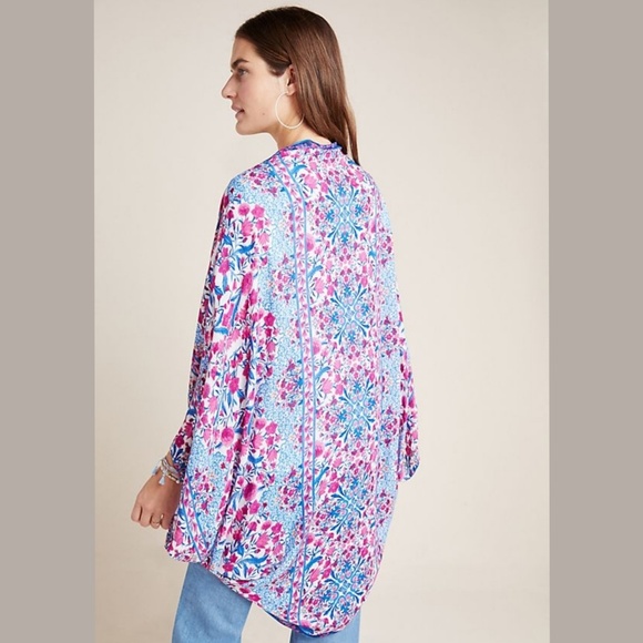 ANTROPOLOGIE KACHEL AMALIA COCOON KIMONO - Picture 4 of 6